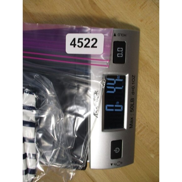 Lands End Striped Sleeveless Nautical Tank Top Xl/18 Navy White Nylon Blend - Picture 7 of 7